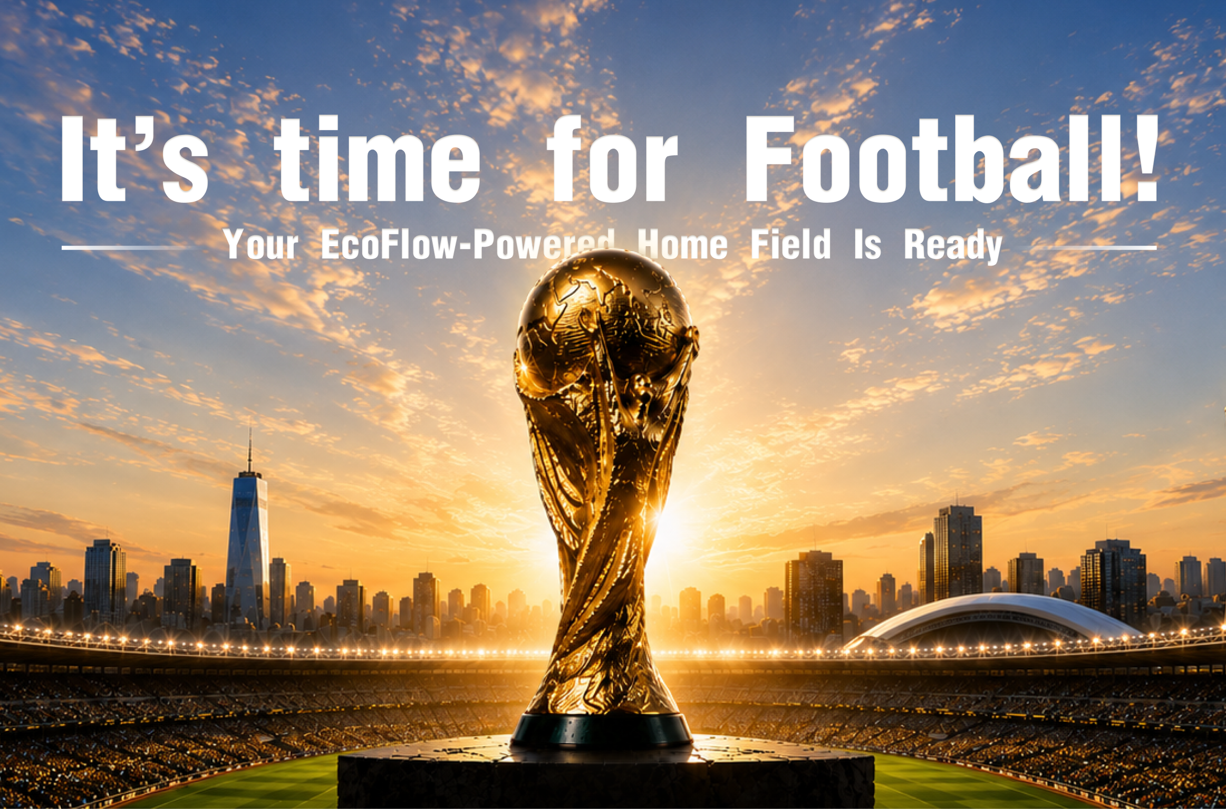 ⚽ It's time for Football! Your EcoFlow-Powered Home Field Is Ready