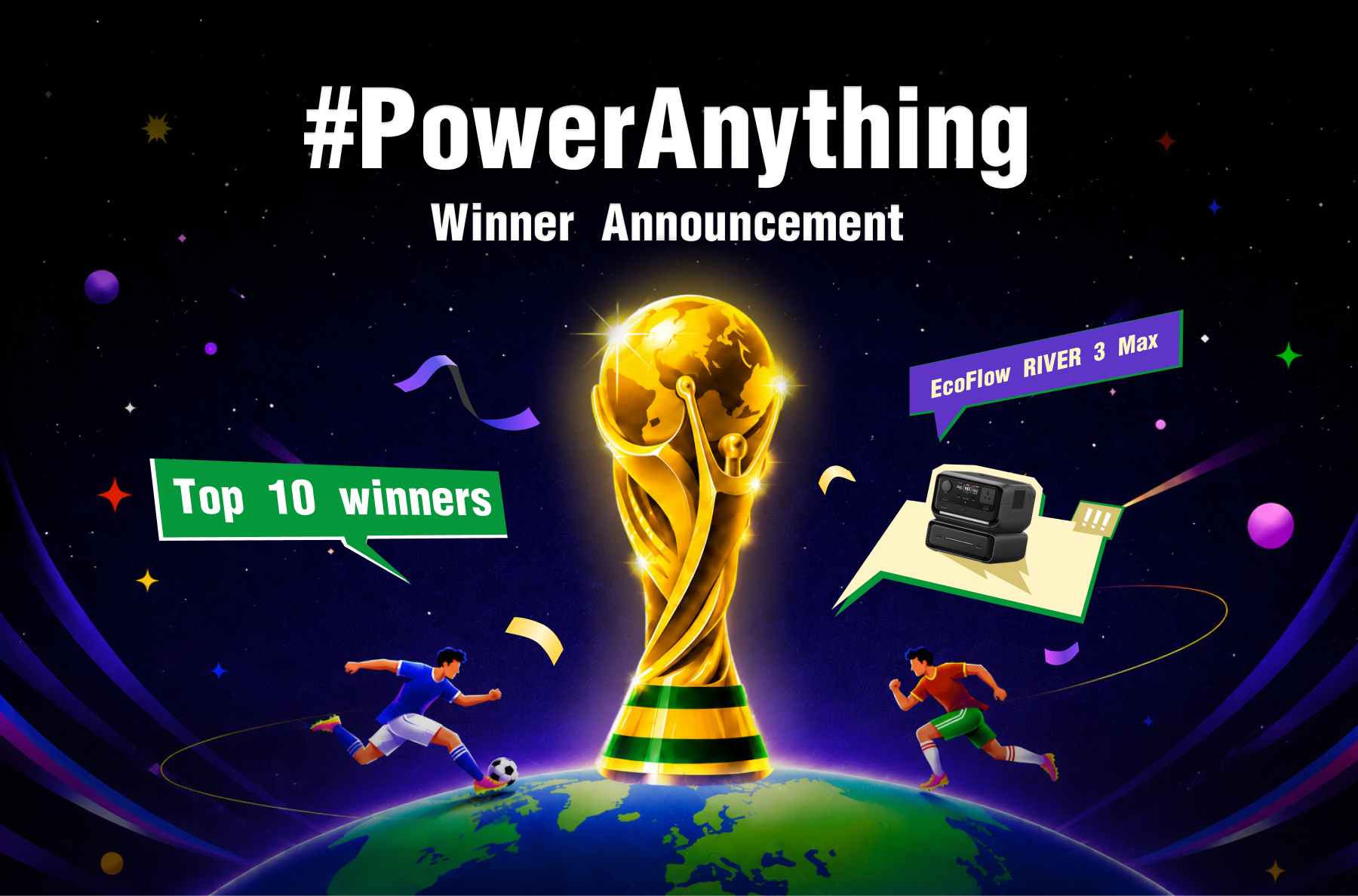 💖 #PowerAnything Winner Announcement 💖