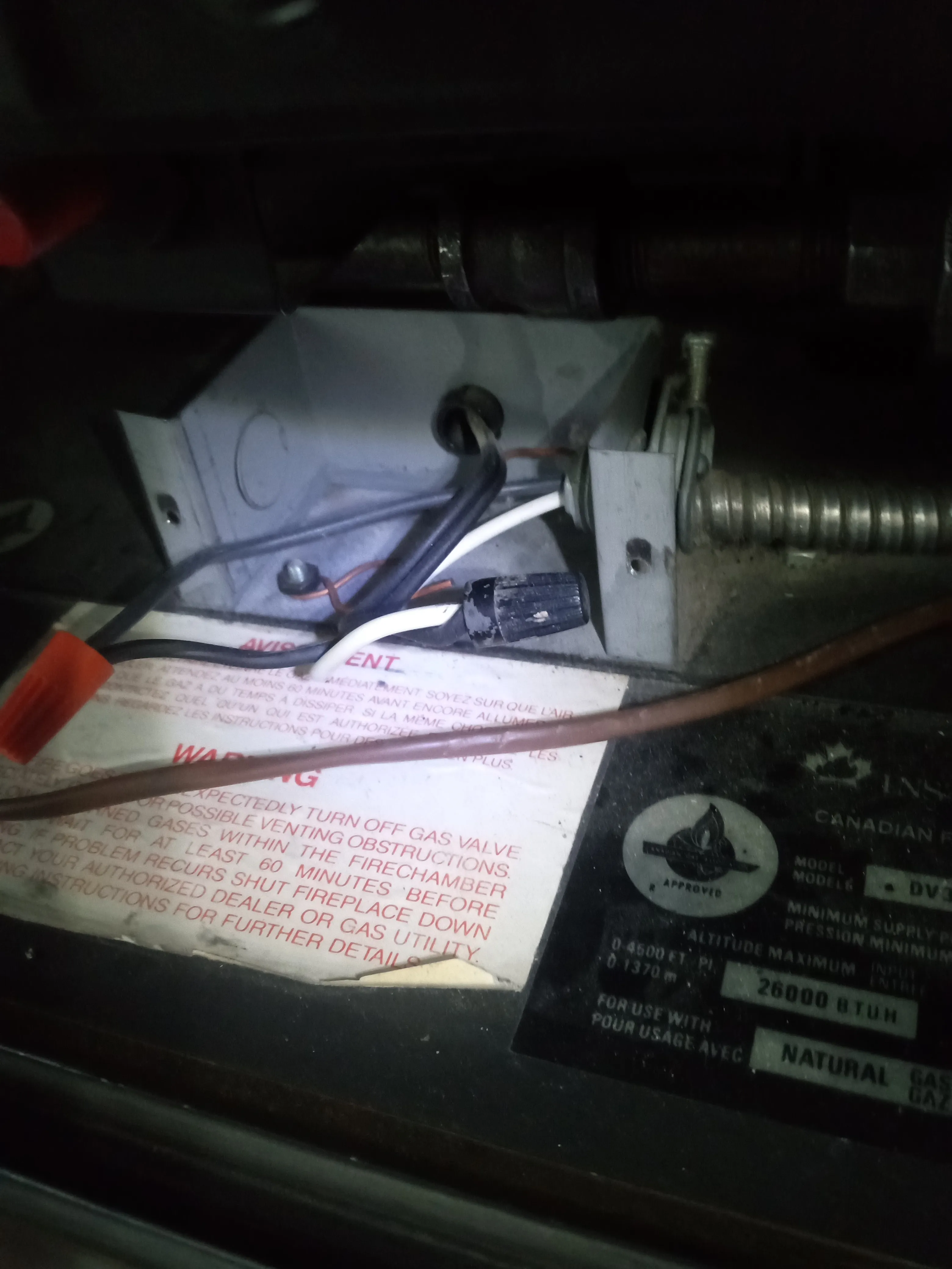 Gas Fireplace Fan
