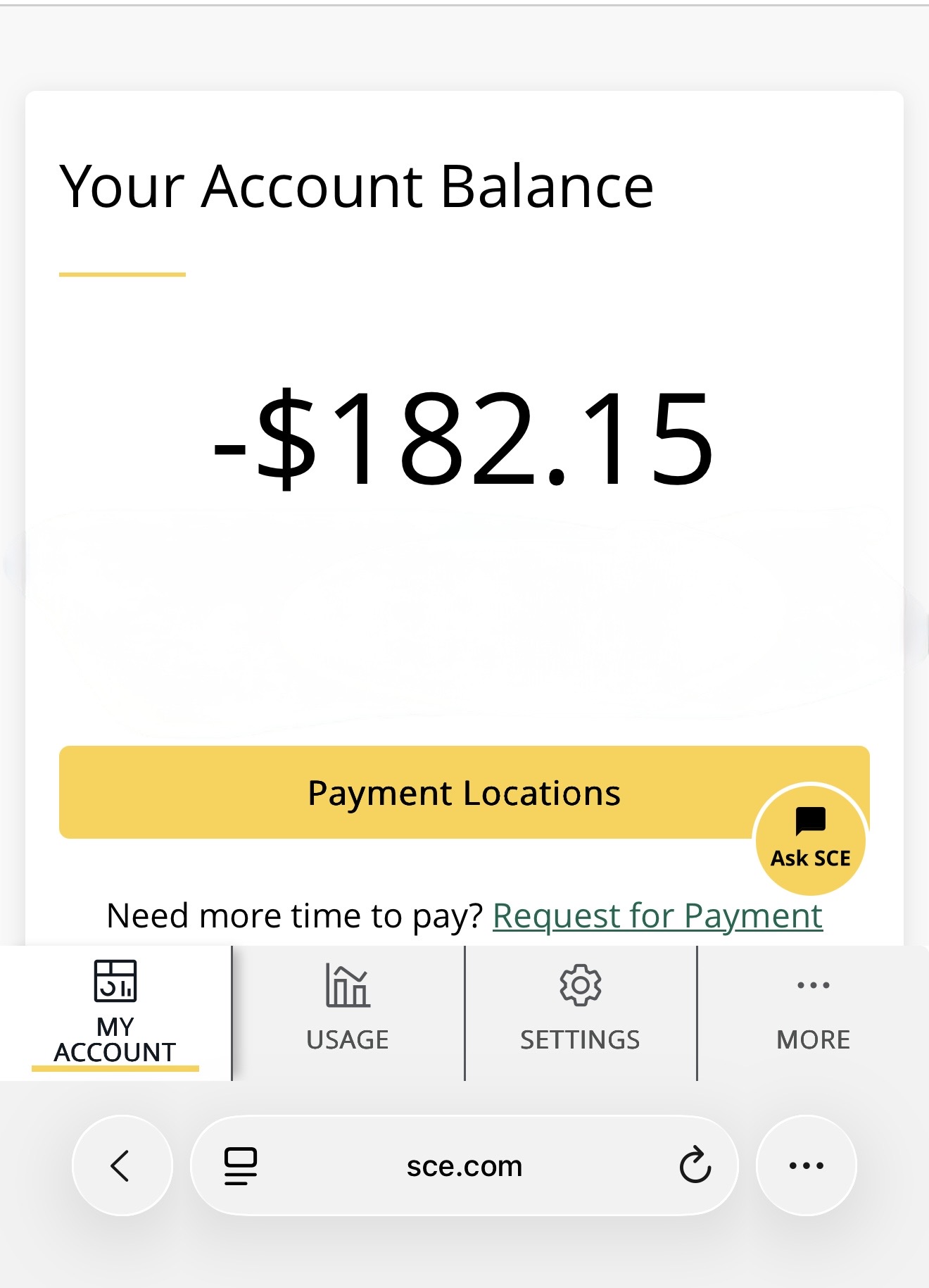 Electric Bill for May 2026
