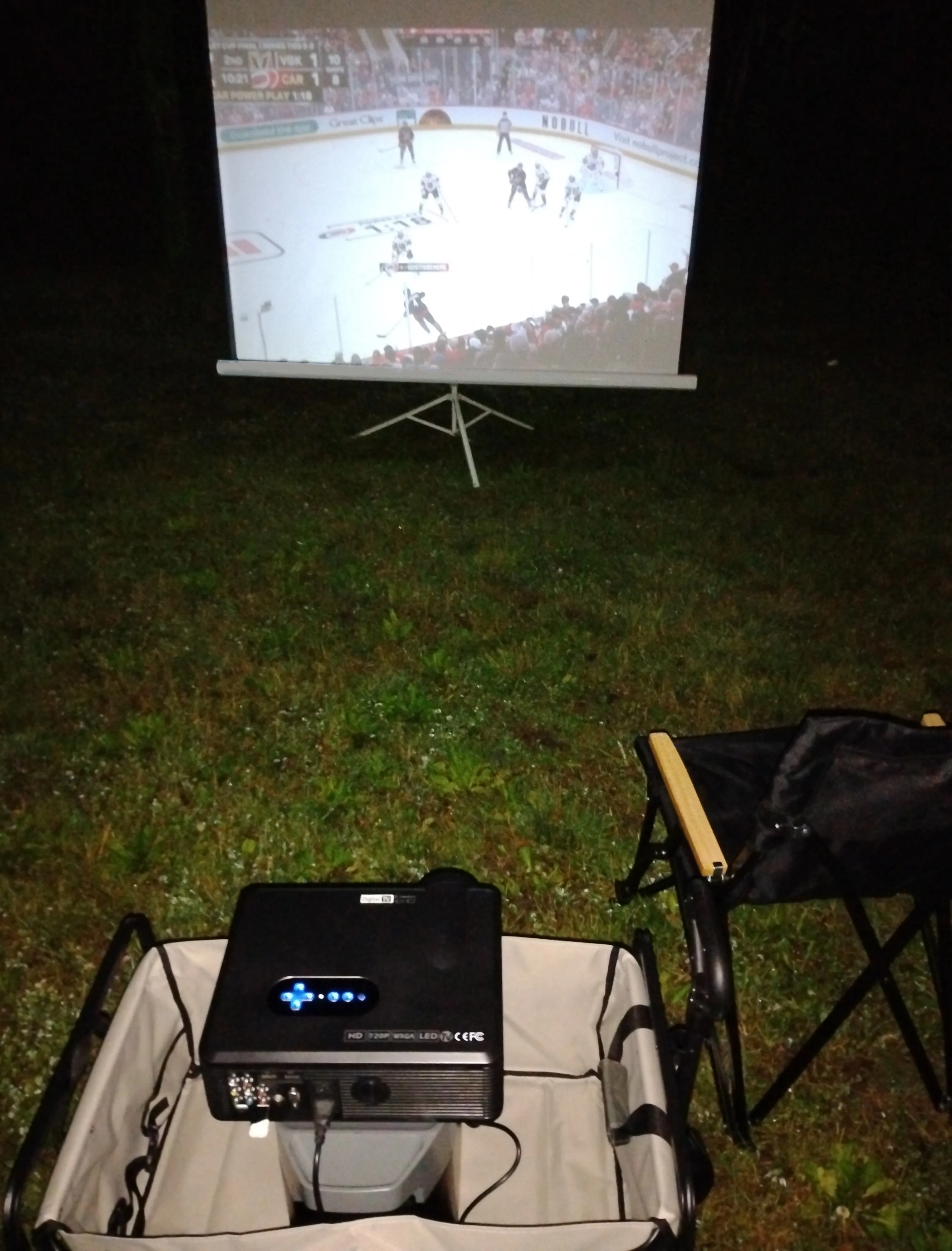 #PowerAnything: My quick game day outdoor setup