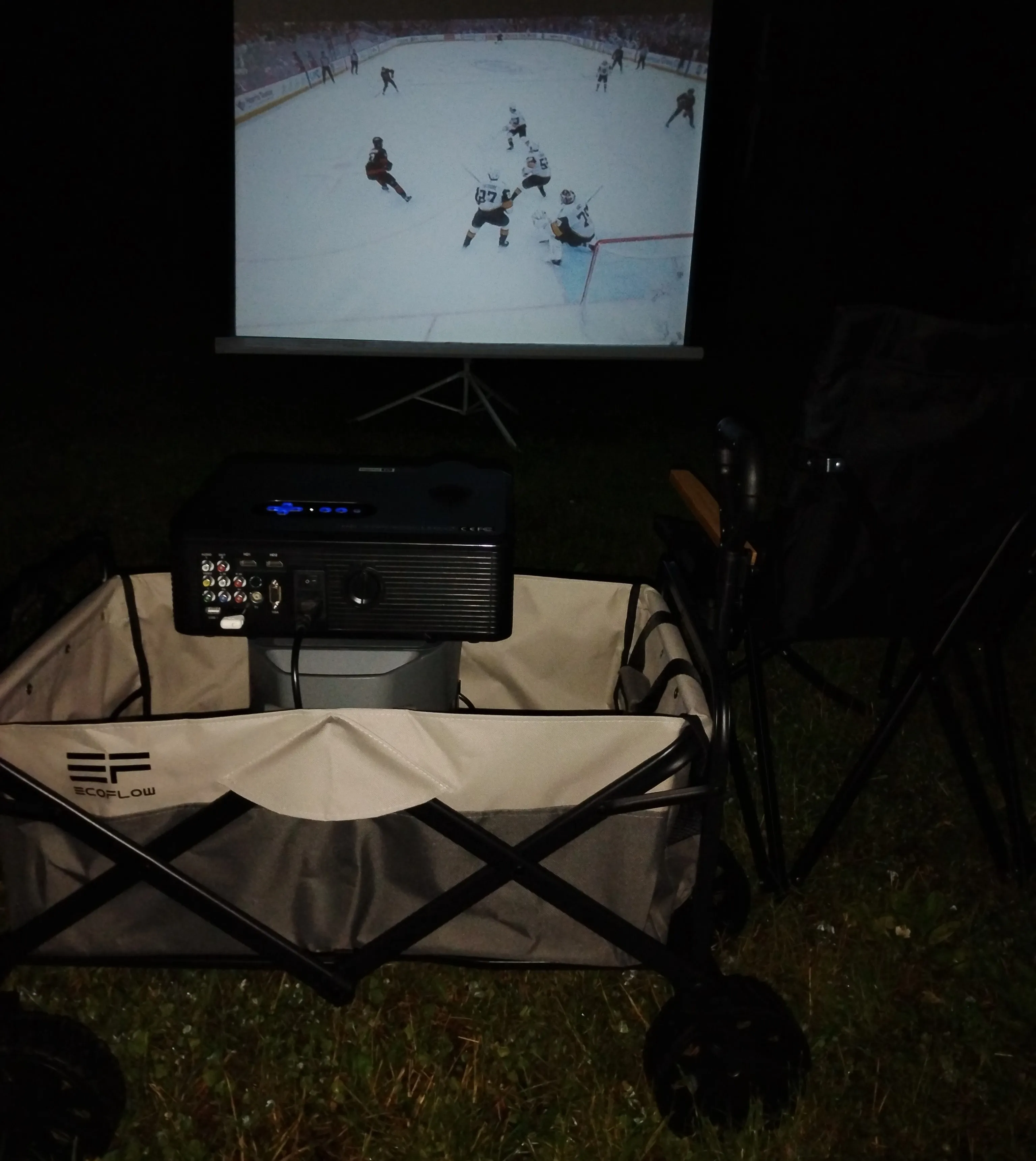 #PowerAnything: My quick game day outdoor setup
