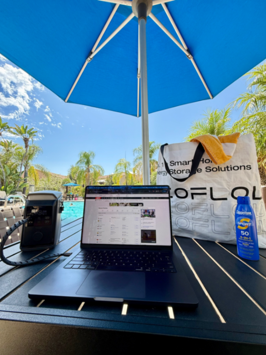 Ecoflow powering anywhere