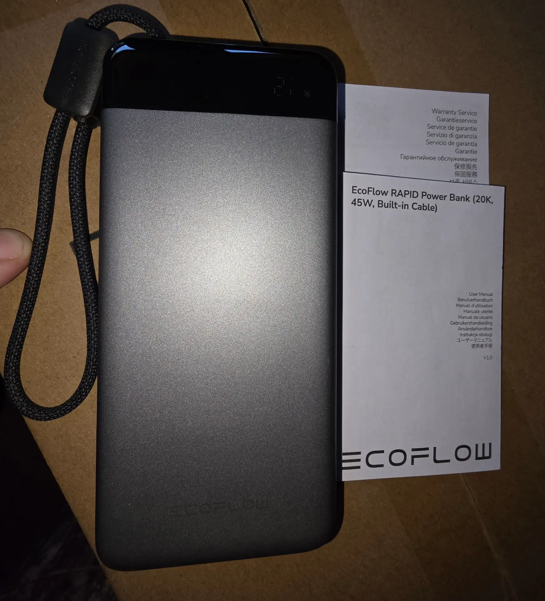 Love this powerbank just received it from primedays