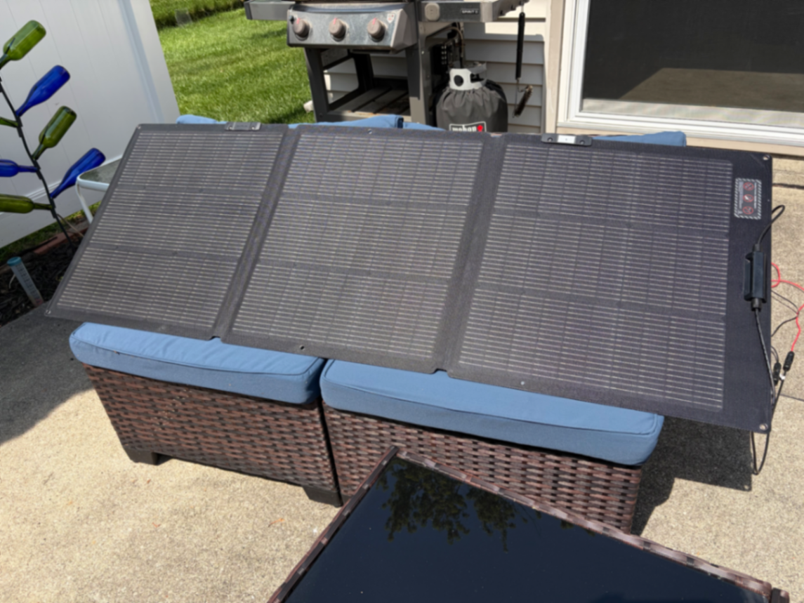 First Test of the EcoFlow 160W Gen 2 Foldable Panel ☀️
