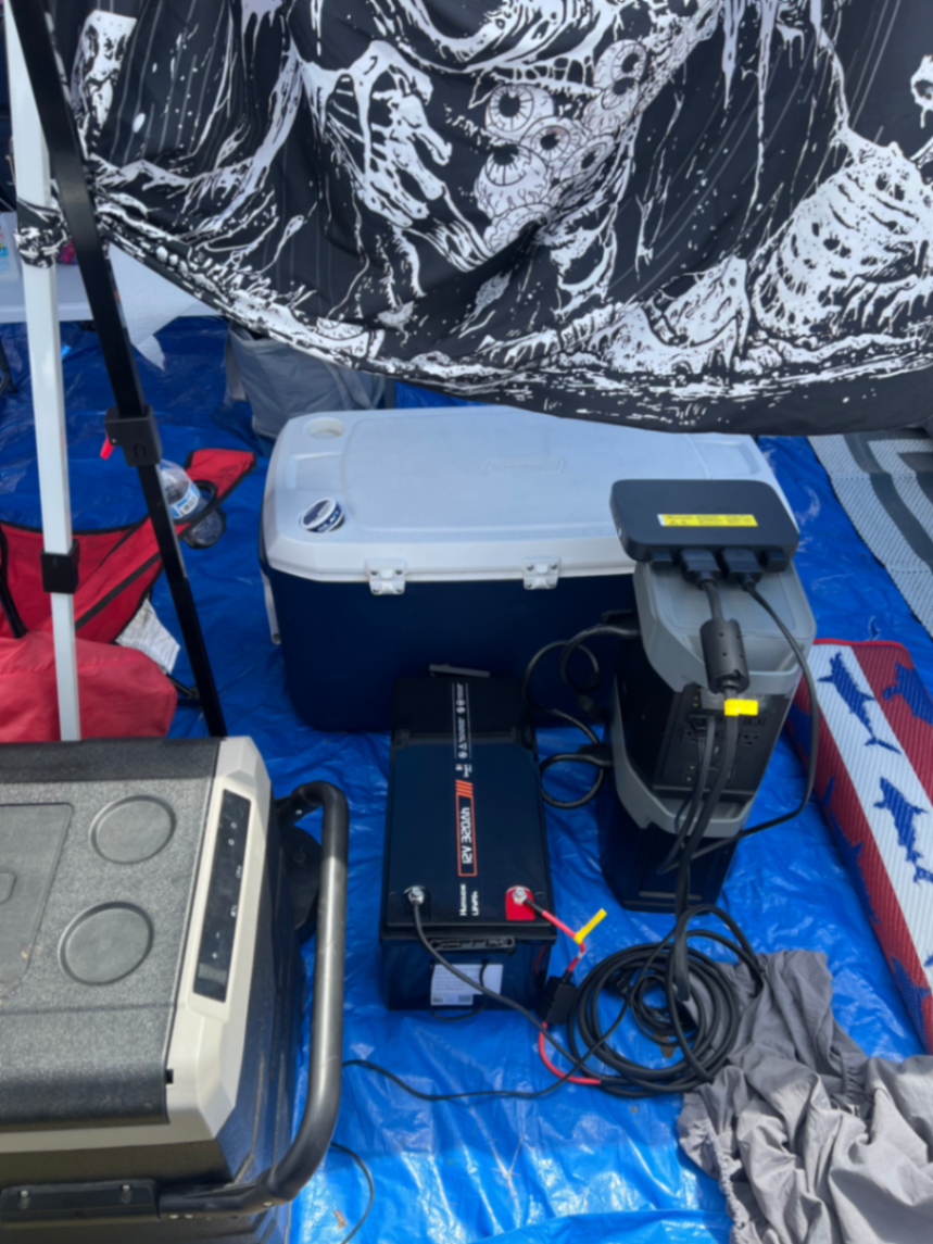 Music Festival Camping Setup