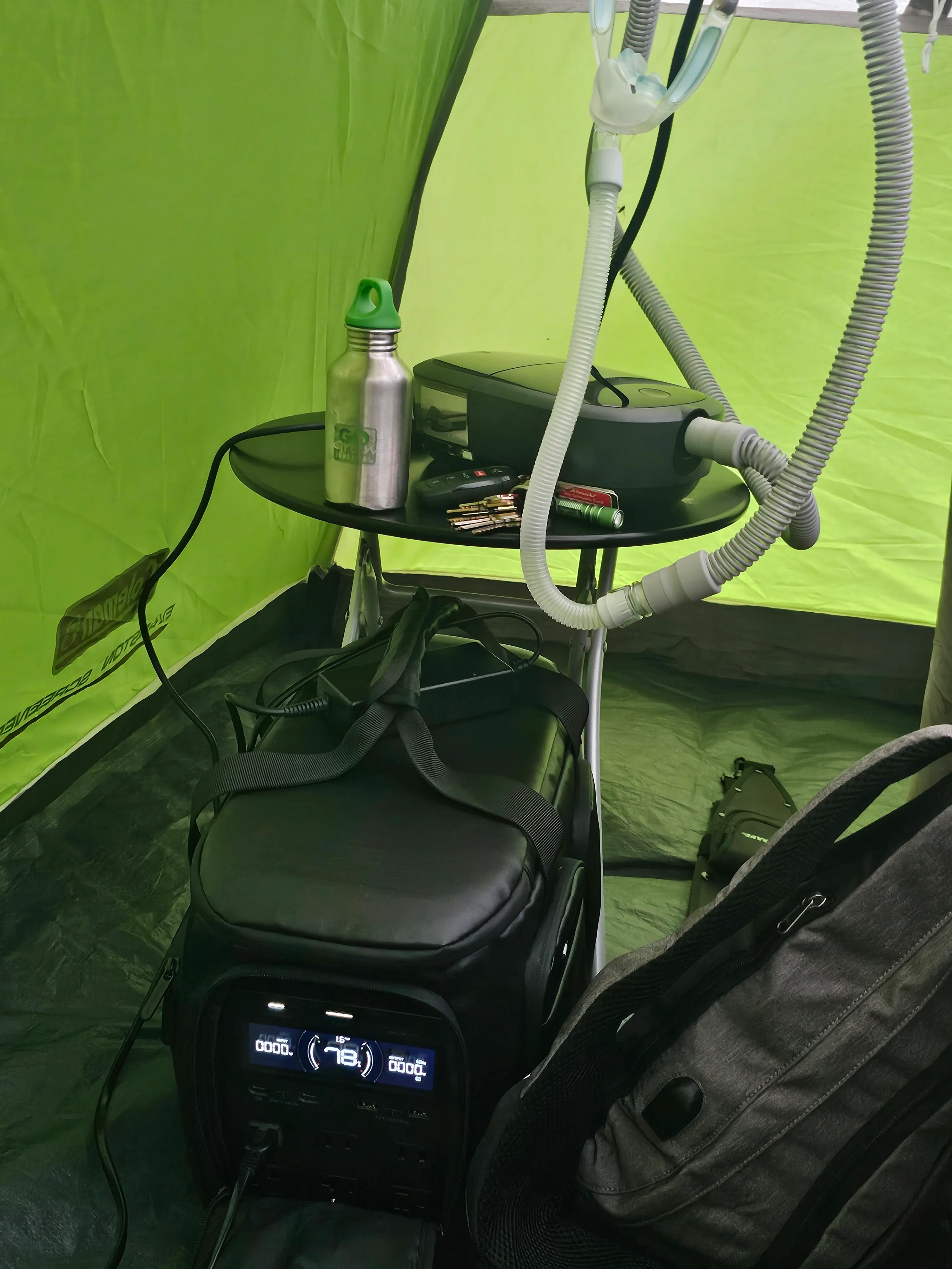 When Camping Didn’t Go as Planned… 🏕️⚡