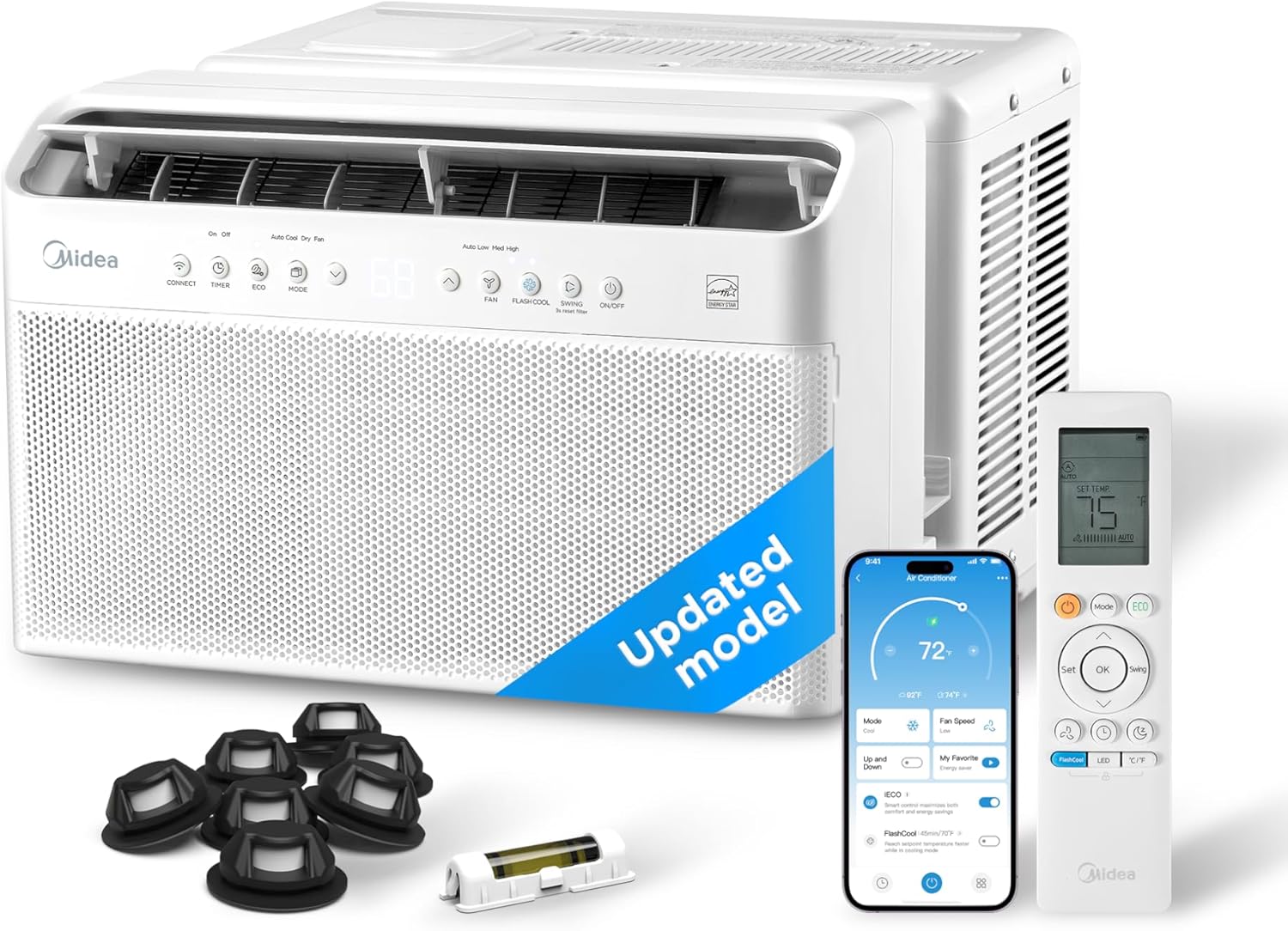 Considering a Midea 8,000 BTU U-Shaped AC to cool only the bedroom at night