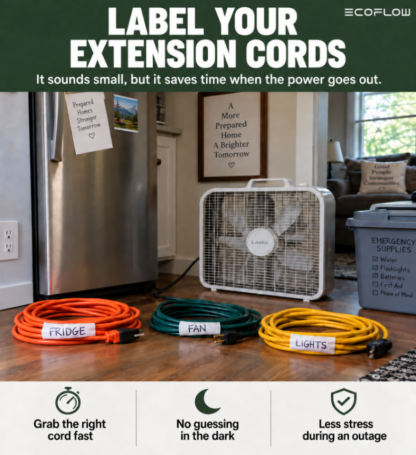 Label Your Cords Before the Lights Go Out 🔌⚡