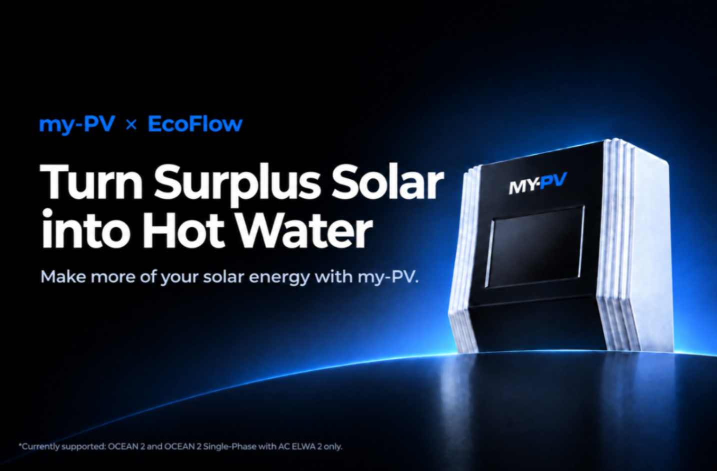 ☀️ Surplus electricity turns into hot water — try my-PV with EcoFlow