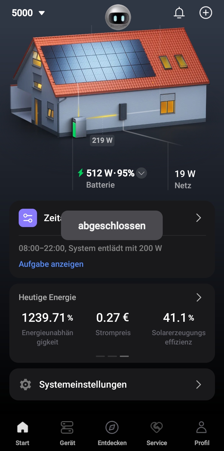Stream 5000 was mir bisher gefällt, was nicht