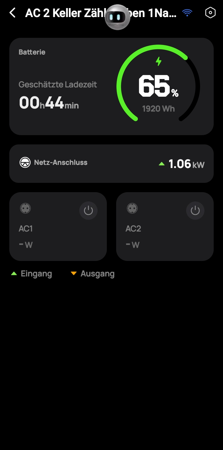 Stream AC Verbindung mit Parallelkabel 