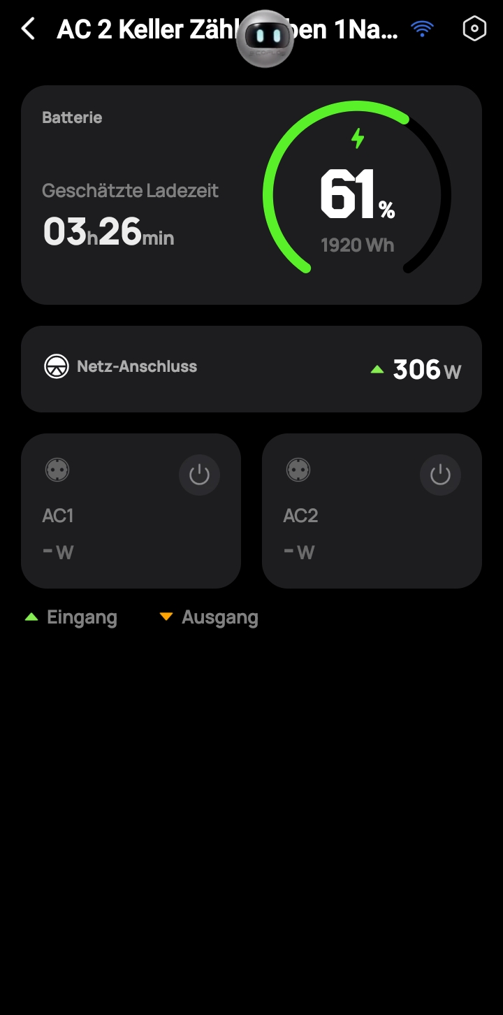 Stream AC Verbindung mit Parallelkabel 