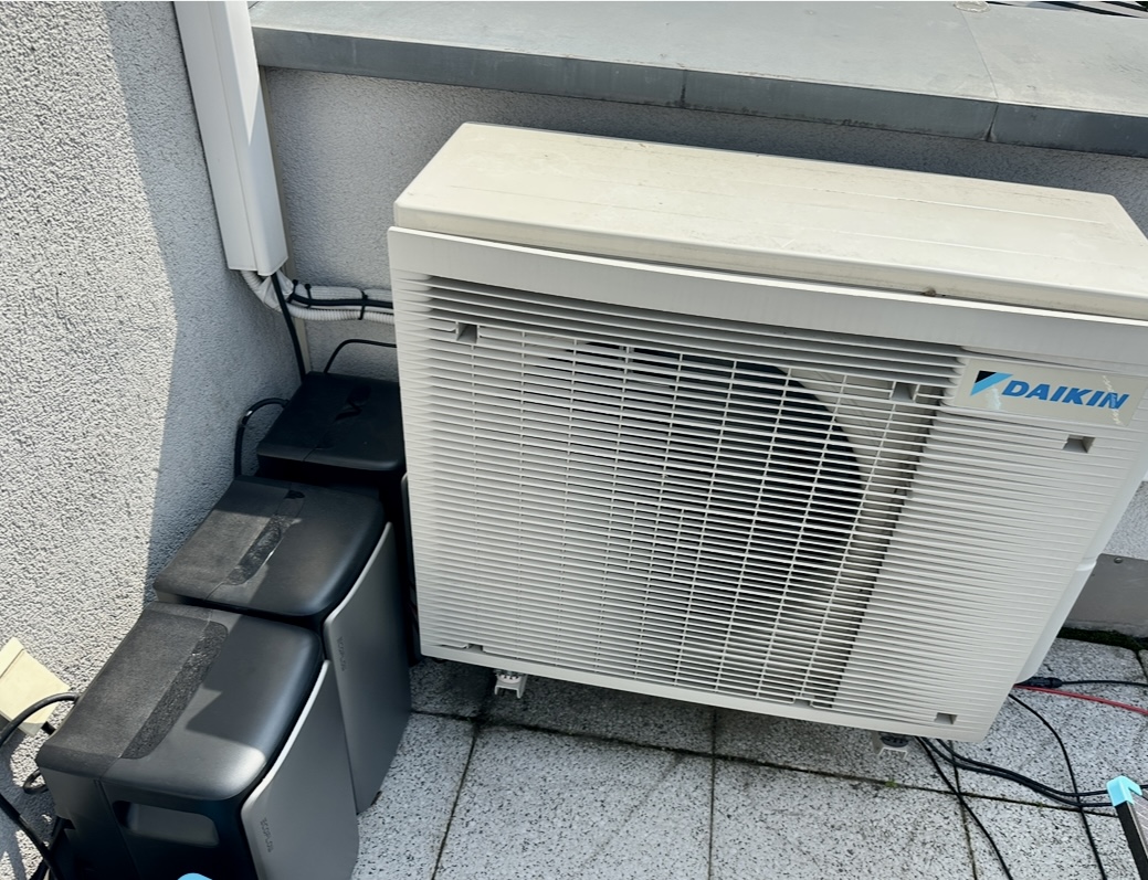 Stream in Verbindung mit einer Klimaanlage