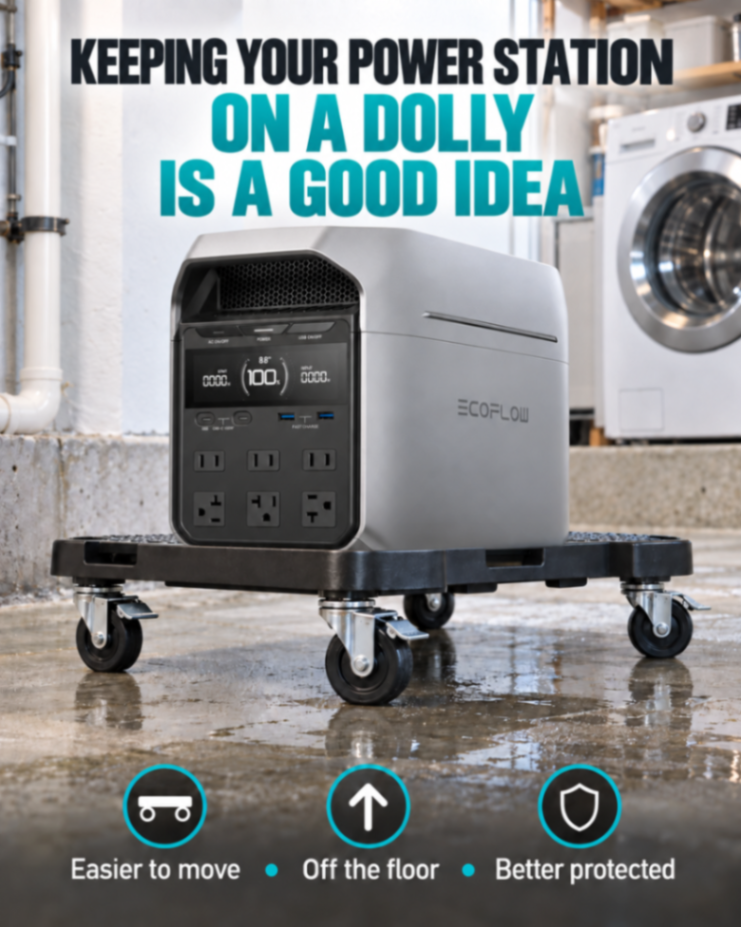 Why I Keep My EcoFlow Power Stations on Dollies
