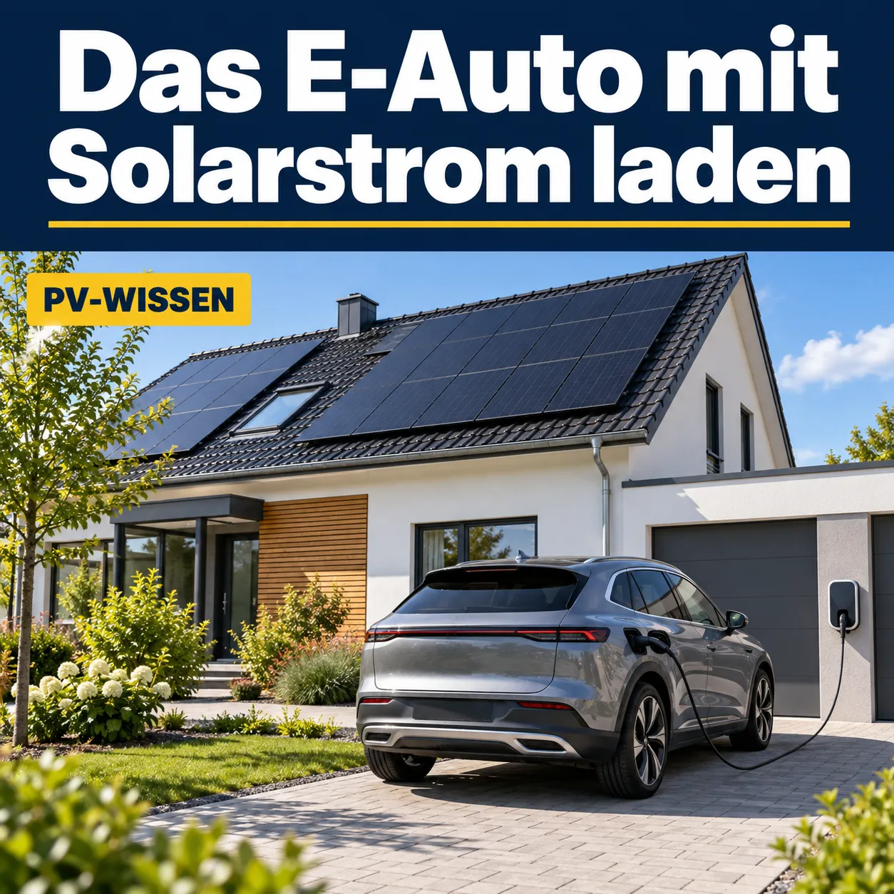 Das E-Auto mit Solarstrom laden 🚗☀️