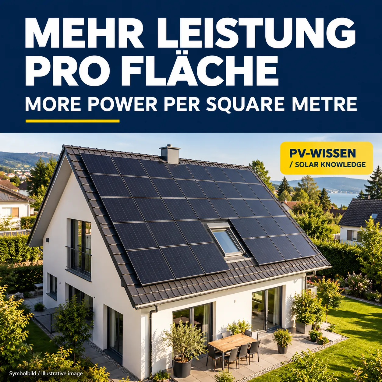 🏠 Mehr Leistung pro Fläche / More power per square metre