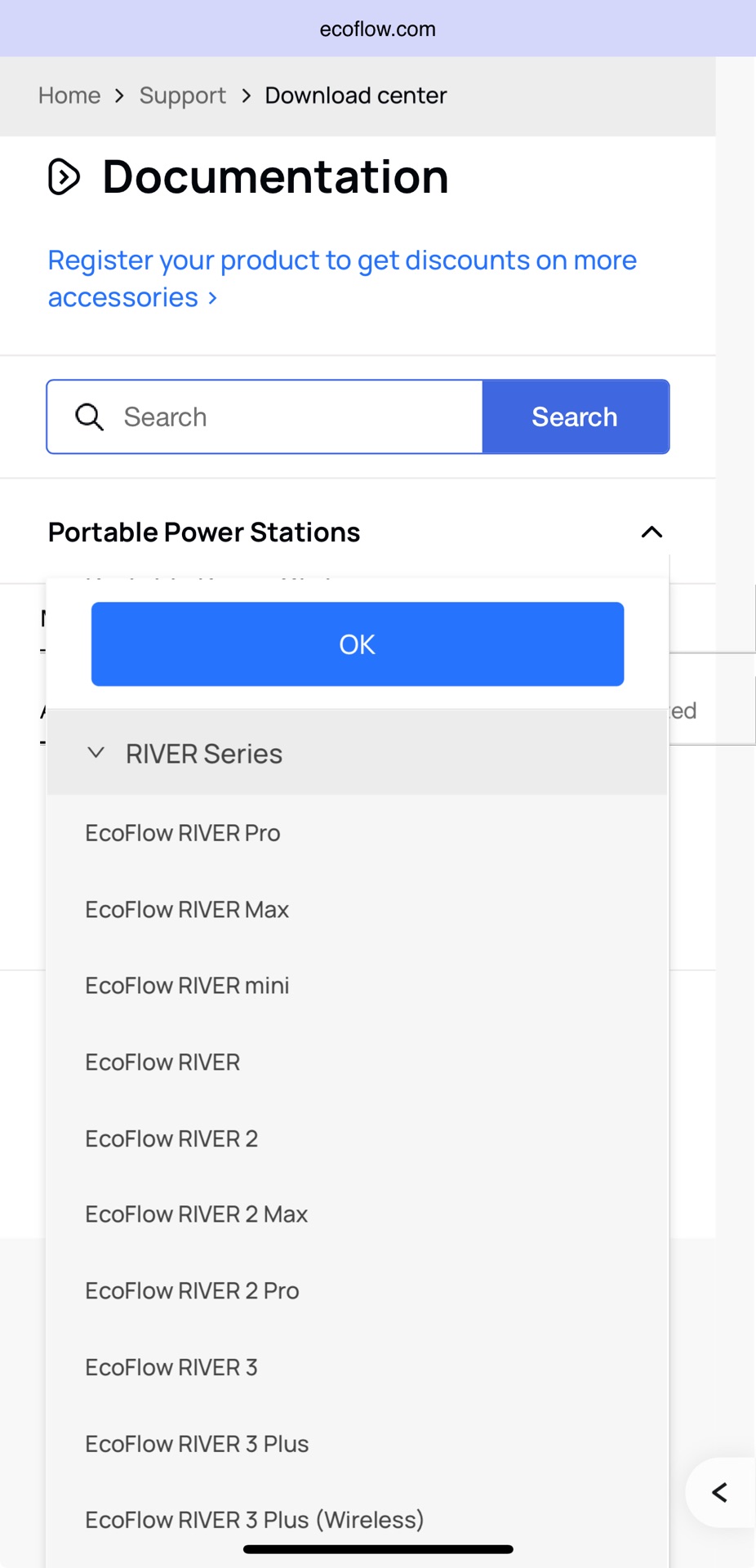 River Series Reminder: User Manuals